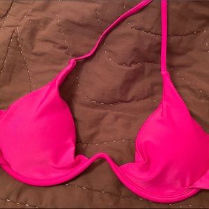 Pink Underwire Bikini Top